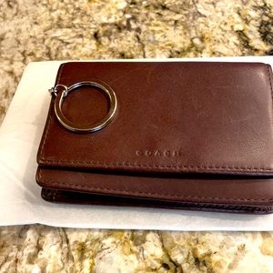 Coach wallet with key chain